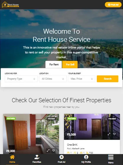 Rent House Service | Indus Appstore | Screenshot