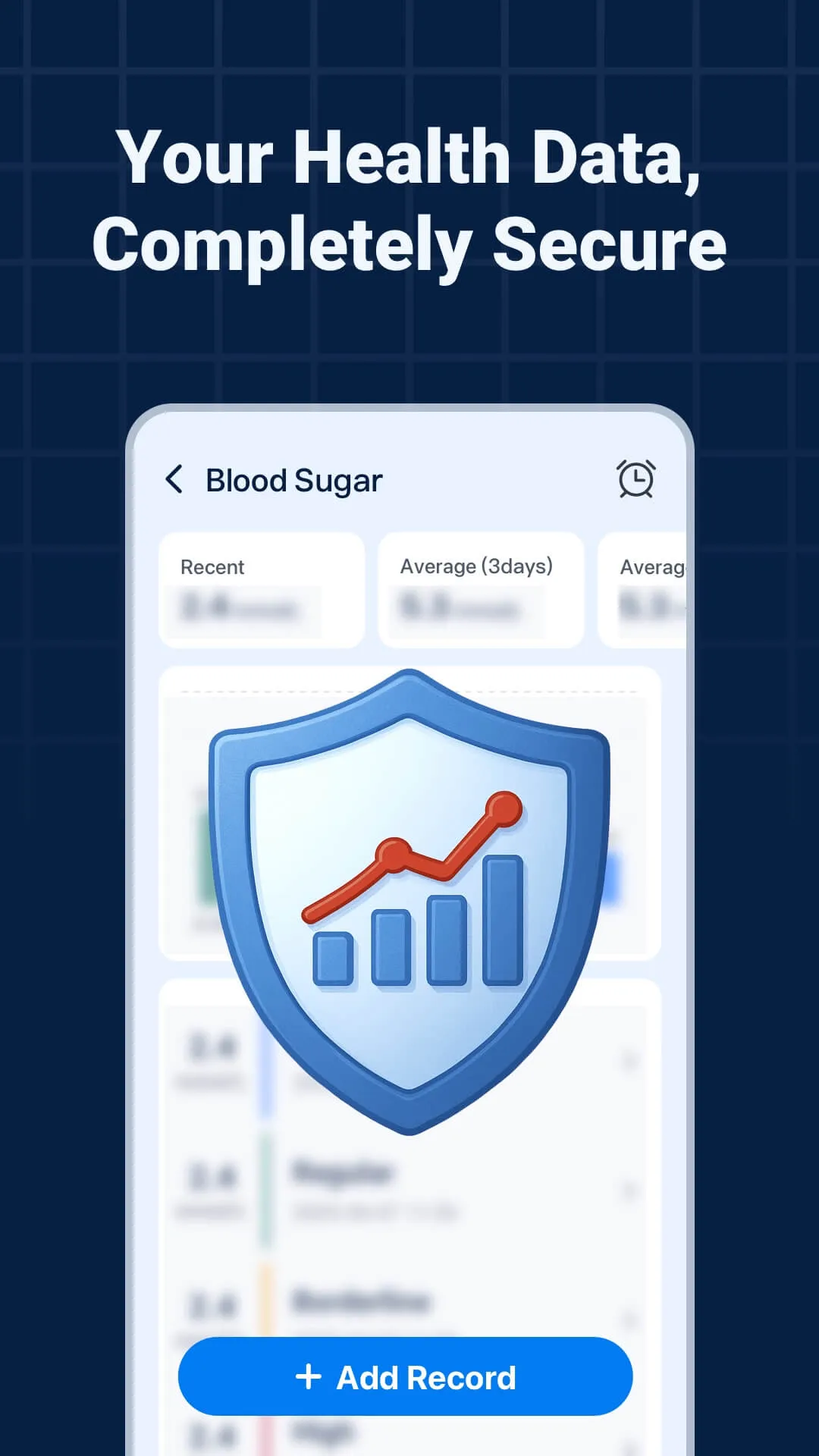Blood Sugar&Pressure: iCardio | Indus Appstore | Screenshot