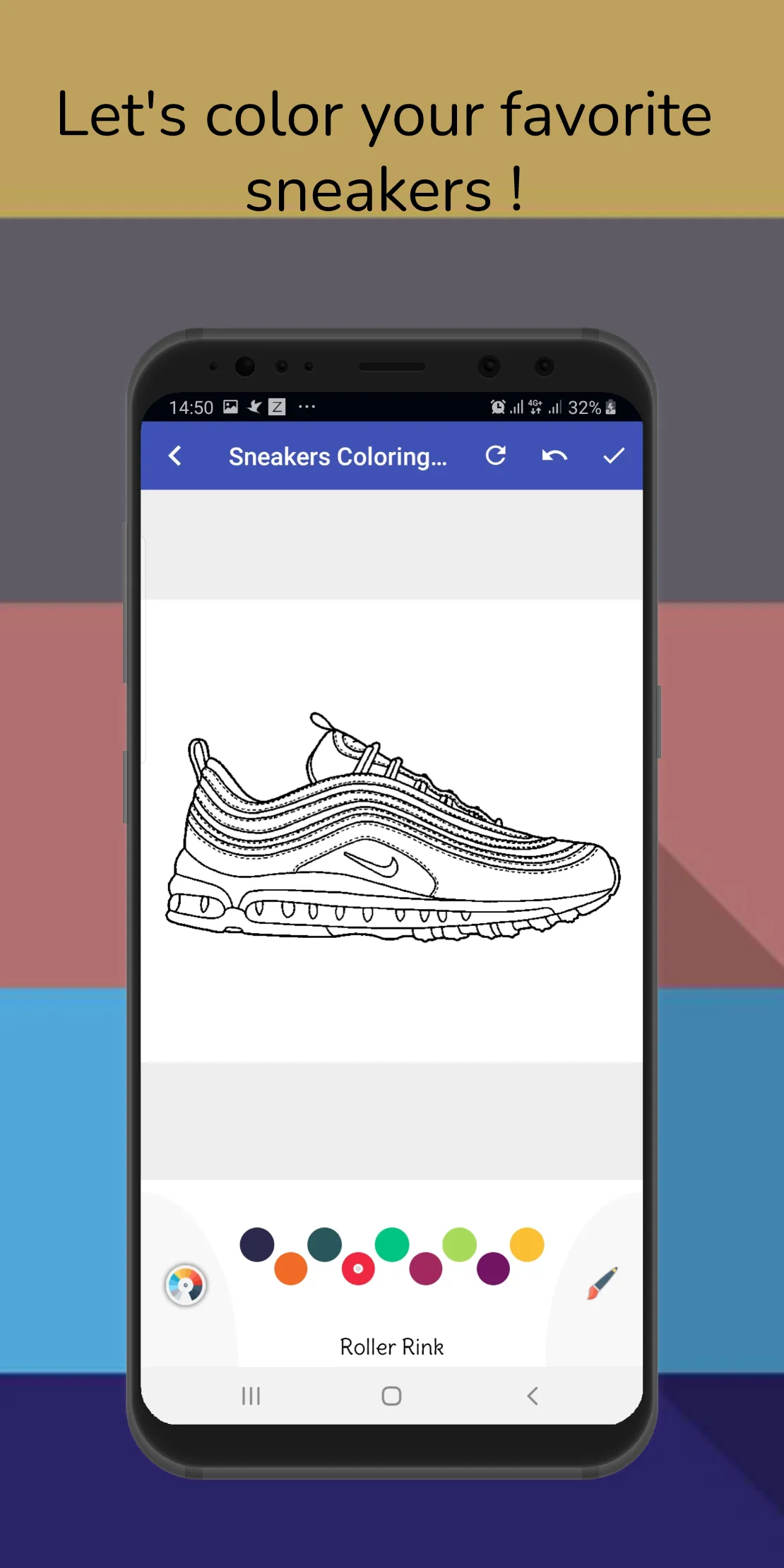 Sneakers Art Coloring Book | Indus Appstore | Screenshot