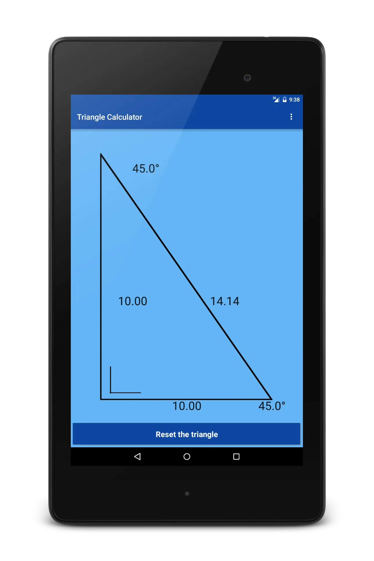 Triangle Calculator | Indus Appstore | Screenshot