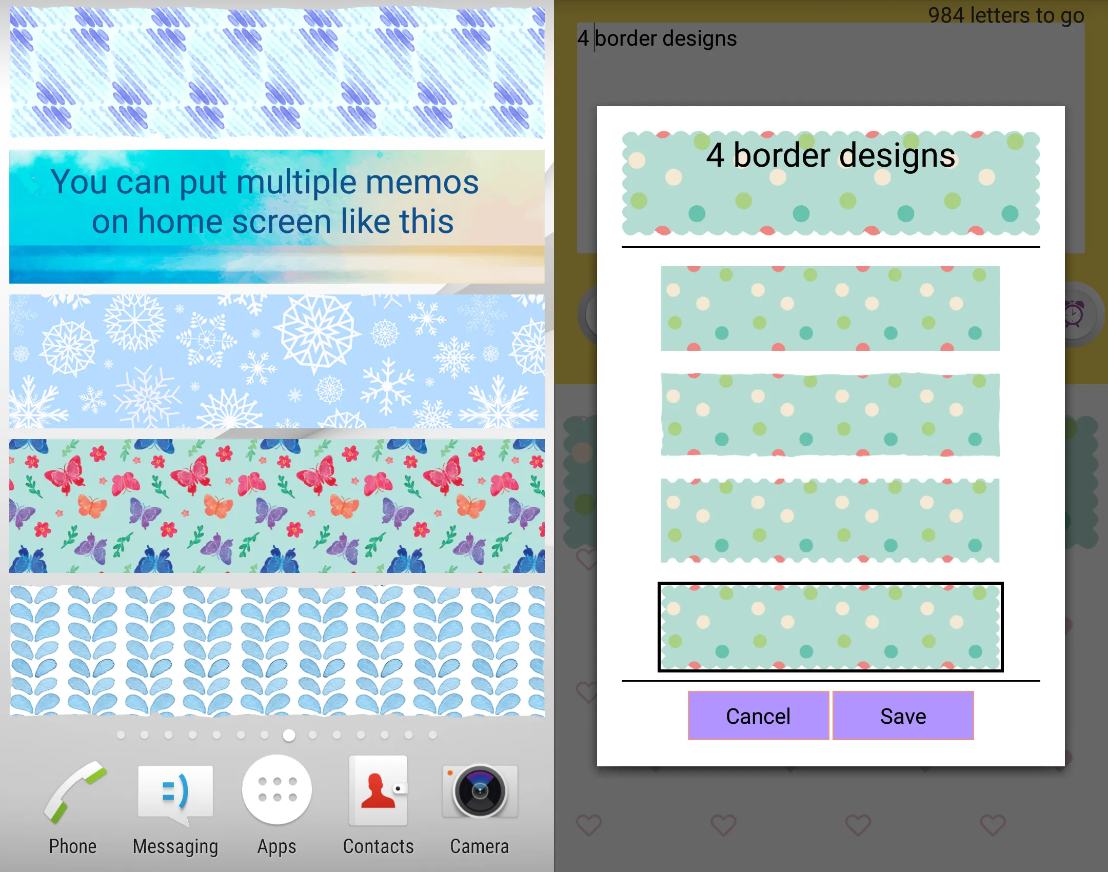 Sticky Memo Notepad *Ocean* | Indus Appstore | Screenshot