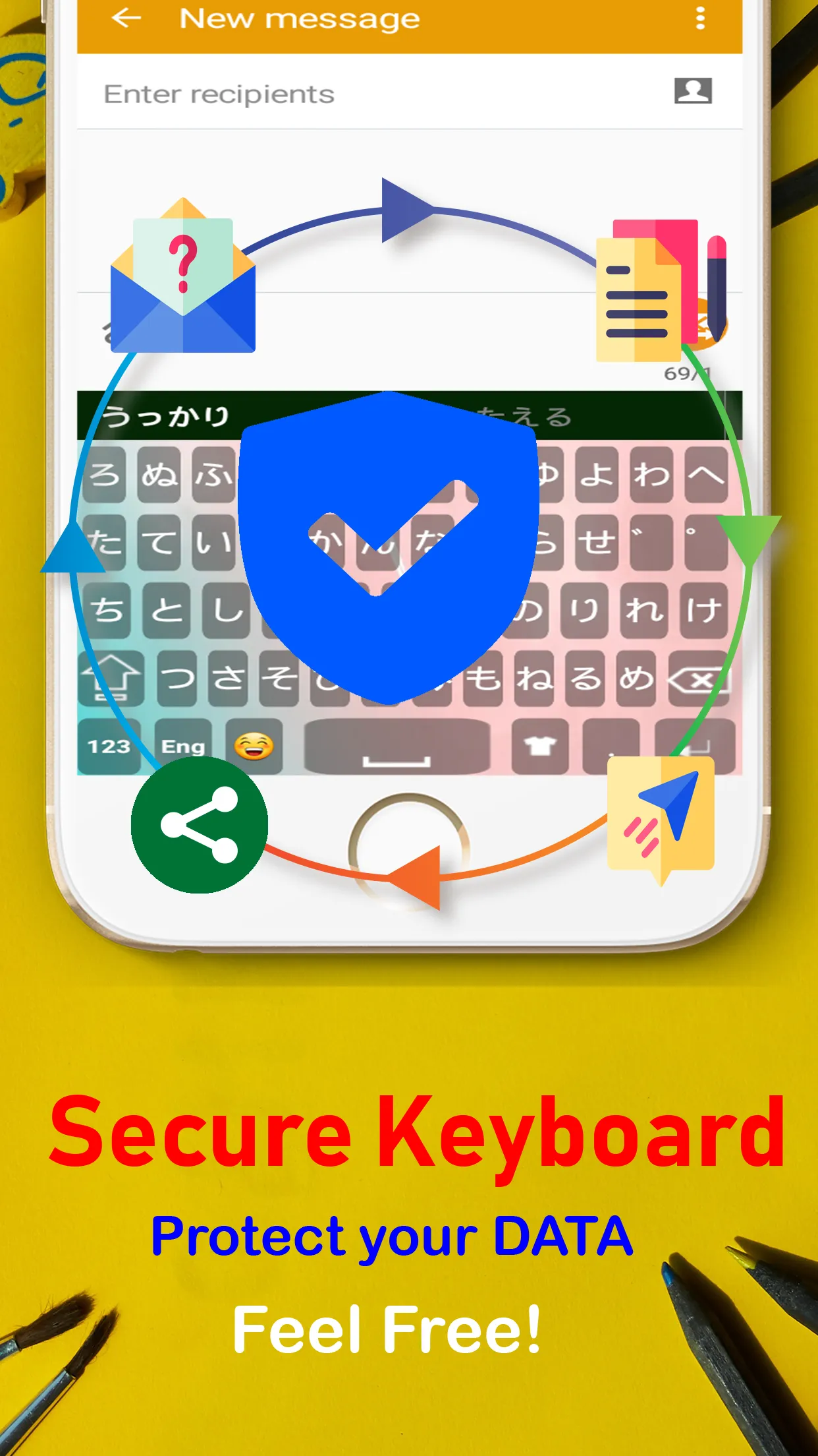 Japanese Keyboard with english | Indus Appstore | Screenshot