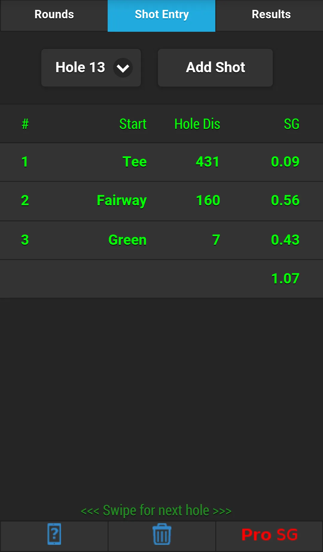 Golfmetrics | Indus Appstore | Screenshot