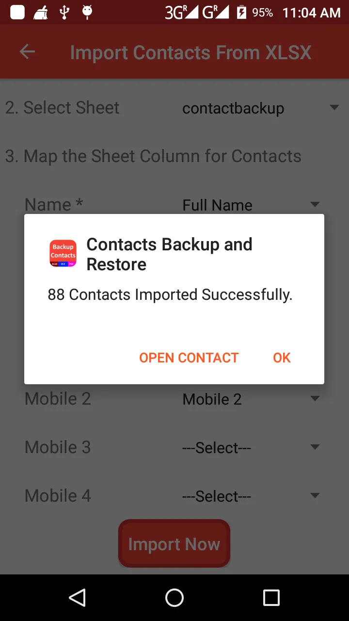 Contacts Backup and Restore | Indus Appstore | Screenshot