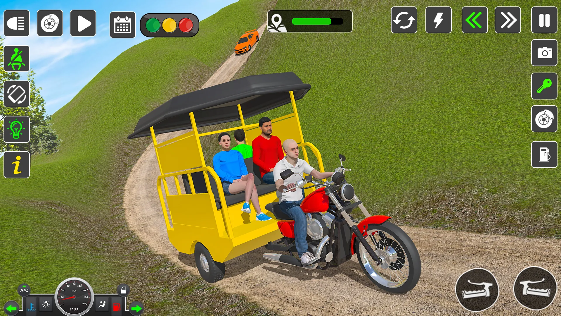 Tuk Tuk Auto Rickshaw Driver3d | Indus Appstore | Screenshot