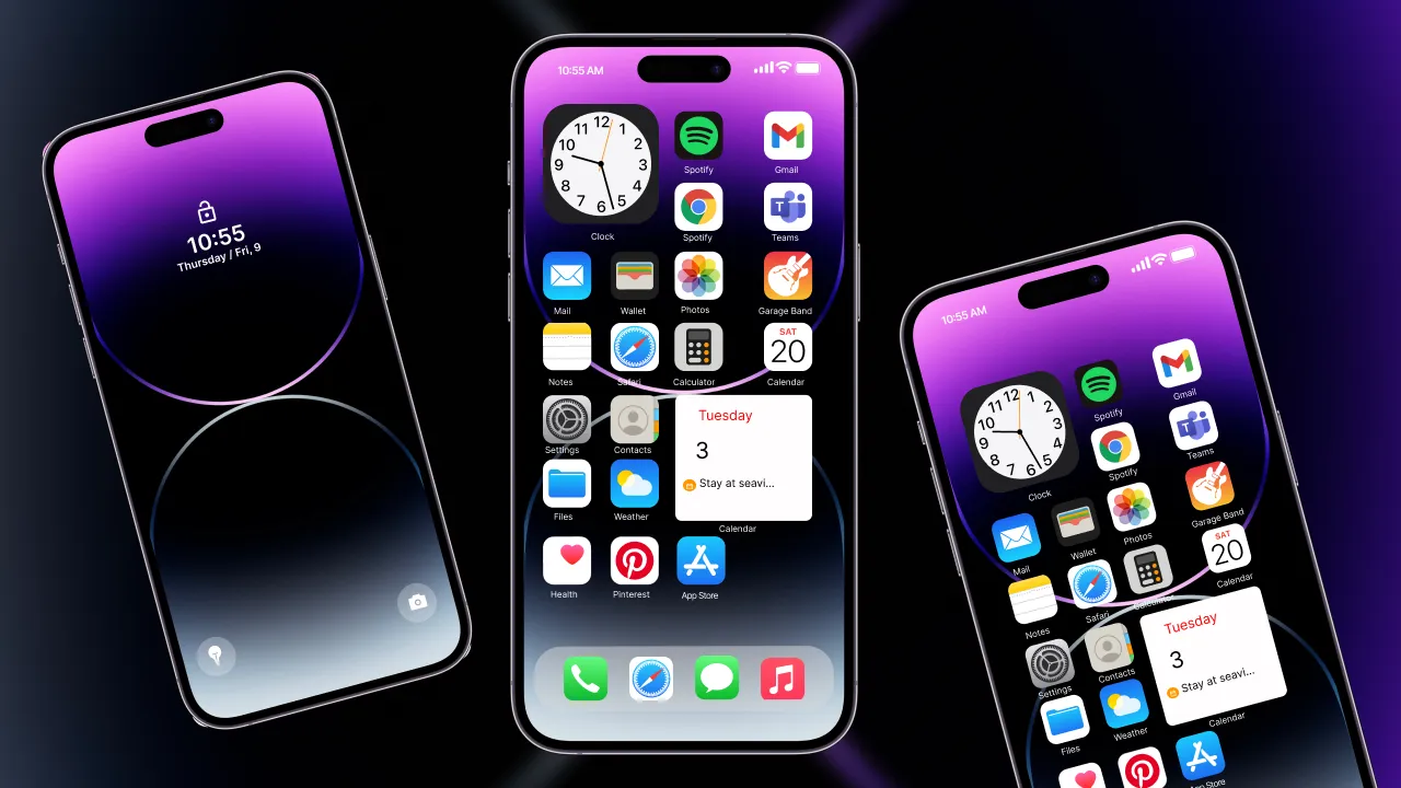 iPhone 14 Pro Max Launcher | Indus Appstore | Screenshot