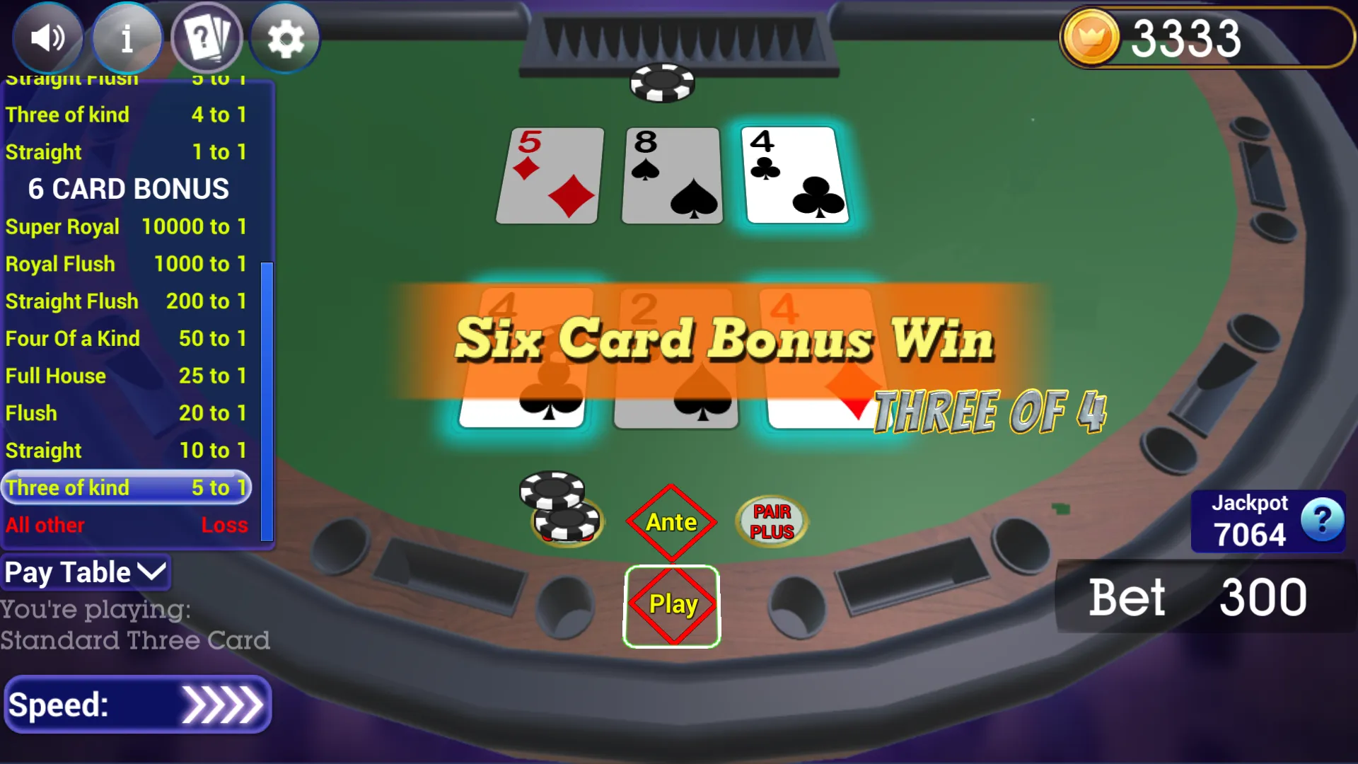 Three Card Poker Texas Holdem | Indus Appstore | Screenshot