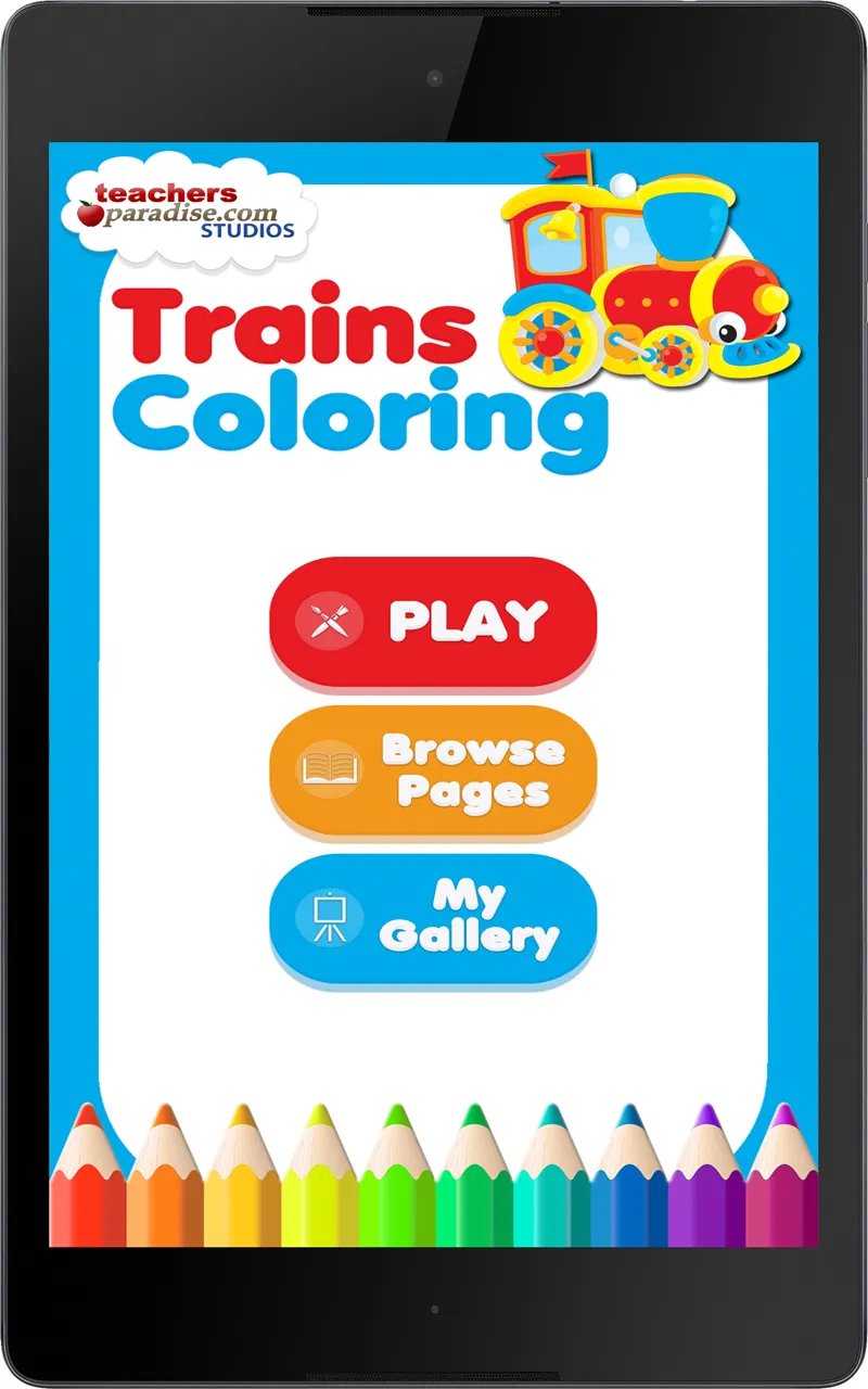 Trains & Locomotives Coloring  | Indus Appstore | Screenshot