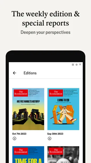 The Economist - News, Podcasts | Indus Appstore | Screenshot