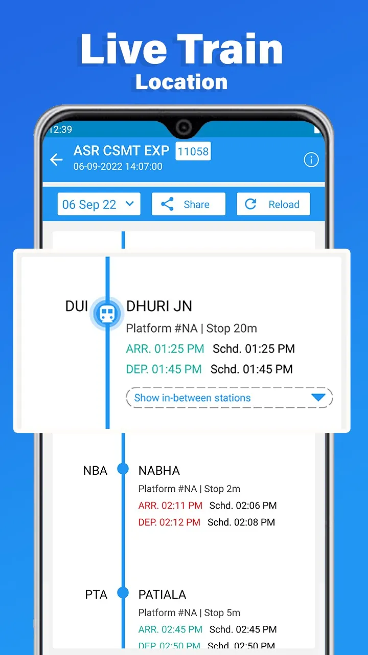 Where is my Train Live Status | Indus Appstore | Screenshot