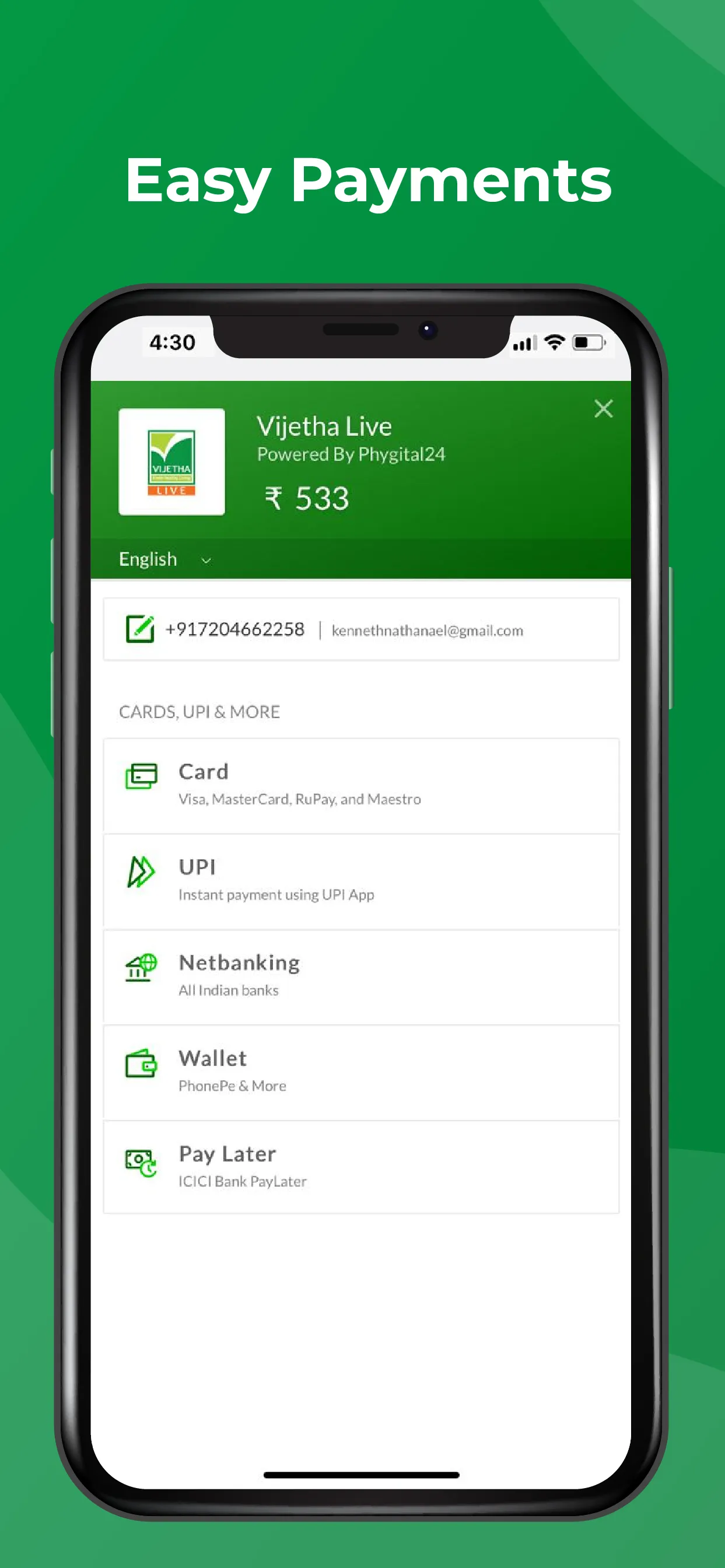 Vijetha Live - Online Grocery | Indus Appstore | Screenshot