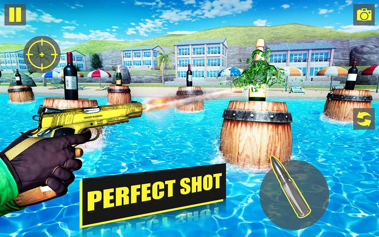 Sniper Gun Bottle Shooter 2023 | Indus Appstore | Screenshot