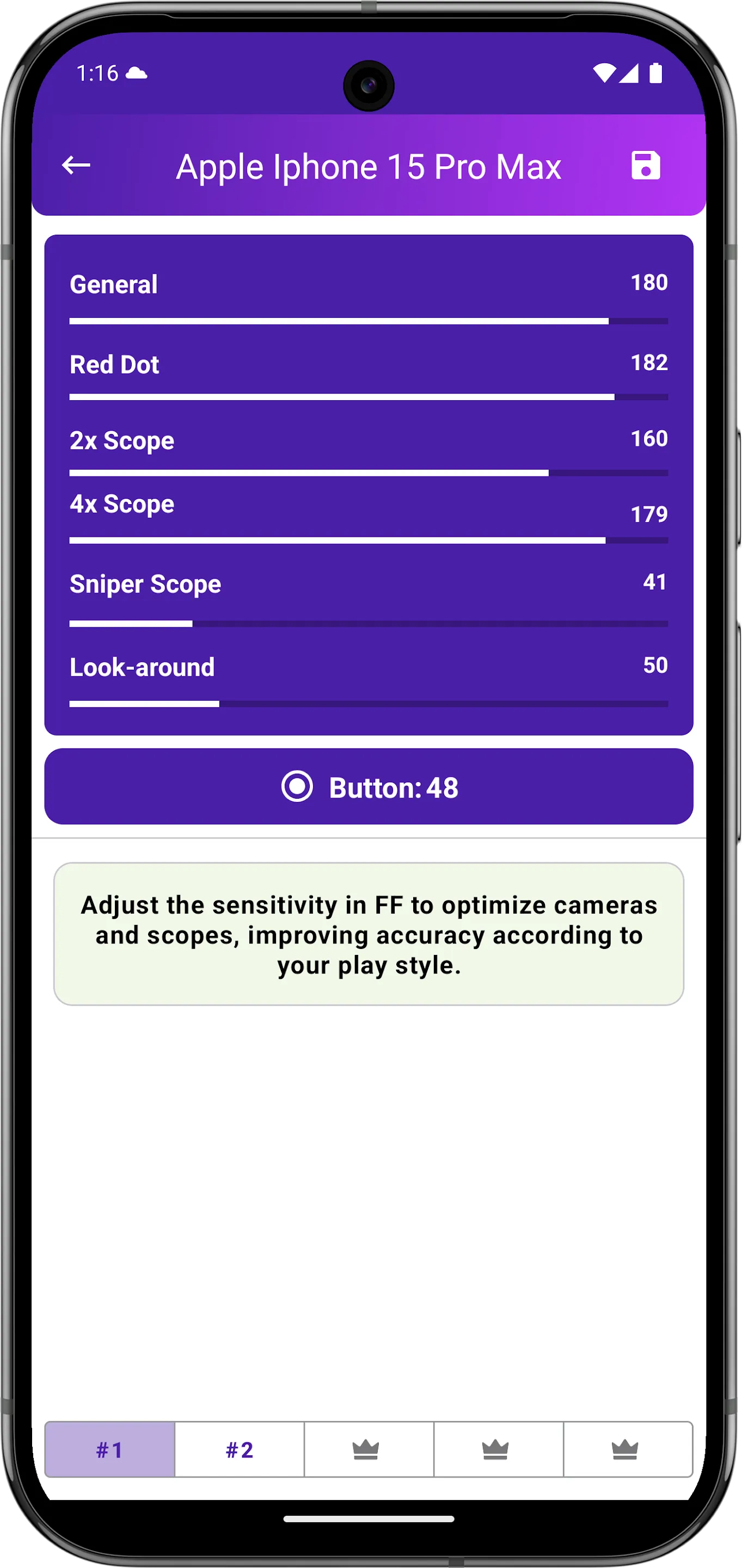 Sensibilidade 2.0: Macro & Dpi | Indus Appstore | Screenshot