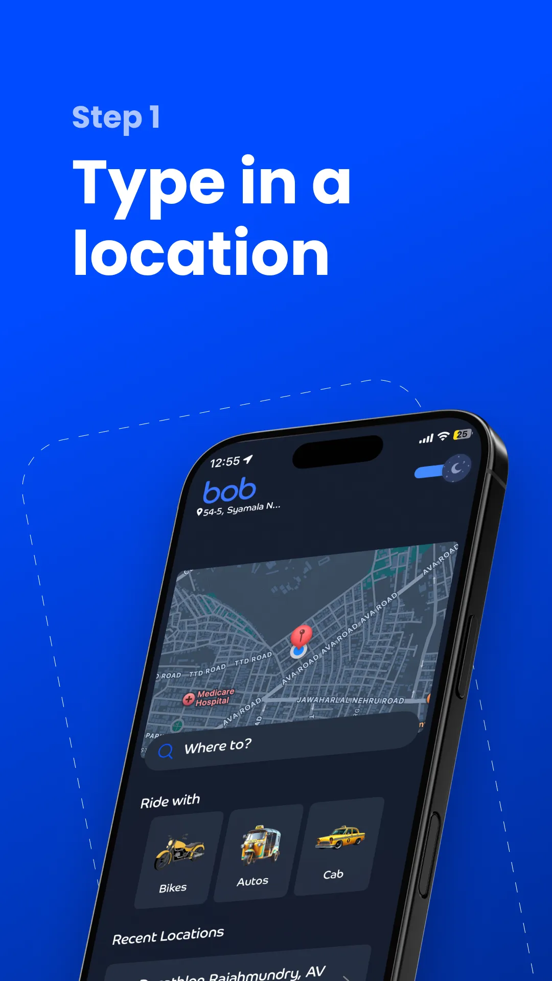 bob-Easy and Affordable Rides | Indus Appstore | Screenshot
