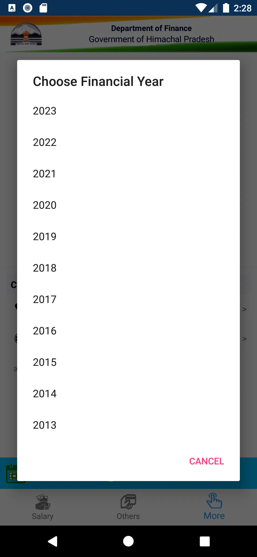 eSalary HP Govt Employees | Indus Appstore | Screenshot