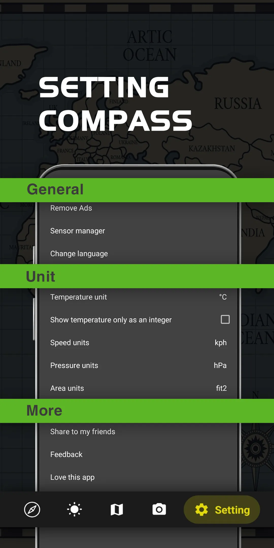 Digital Compass - Compass Maps | Indus Appstore | Screenshot