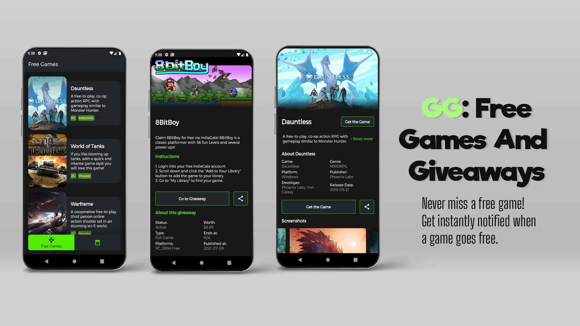 GG: Game Giveaways Notifier | Indus Appstore | Screenshot