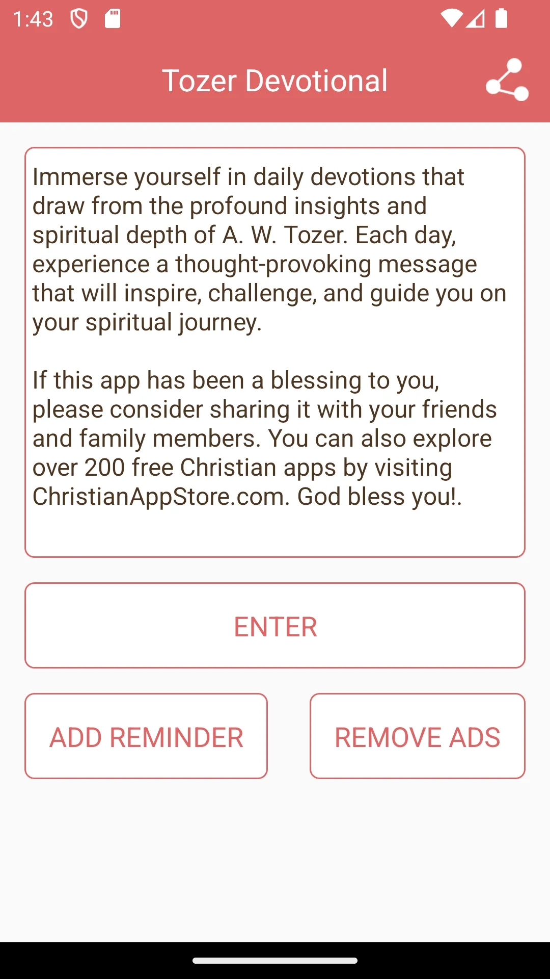 AW Tozer Devotionals - Daily | Indus Appstore | Screenshot