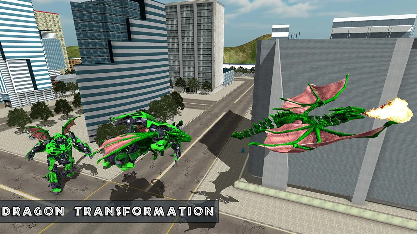 Dragon Robot Transform Game | Indus Appstore | Screenshot