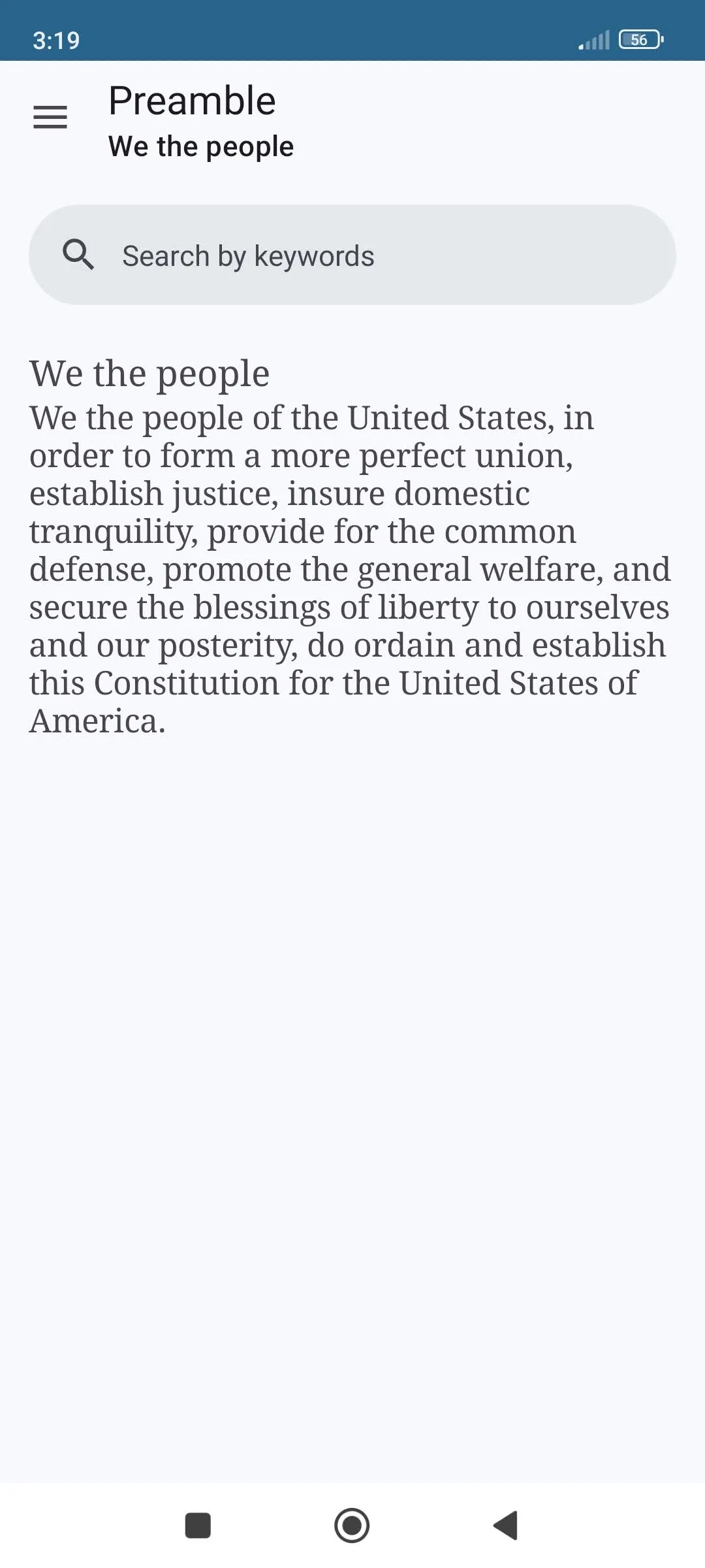 US Constitution | Indus Appstore | Screenshot