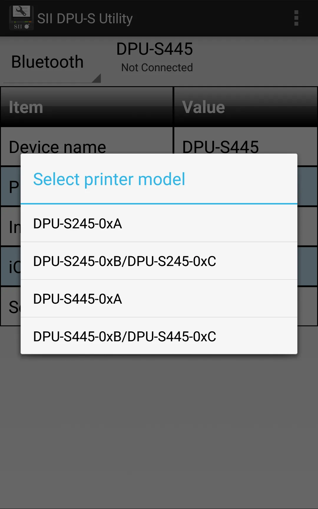 SII DPU-S Utility | Indus Appstore | Screenshot