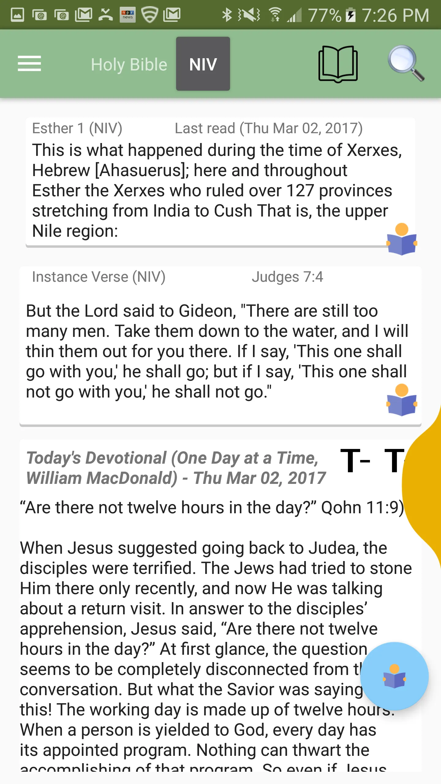 Holy Bible Companion | Indus Appstore | Screenshot