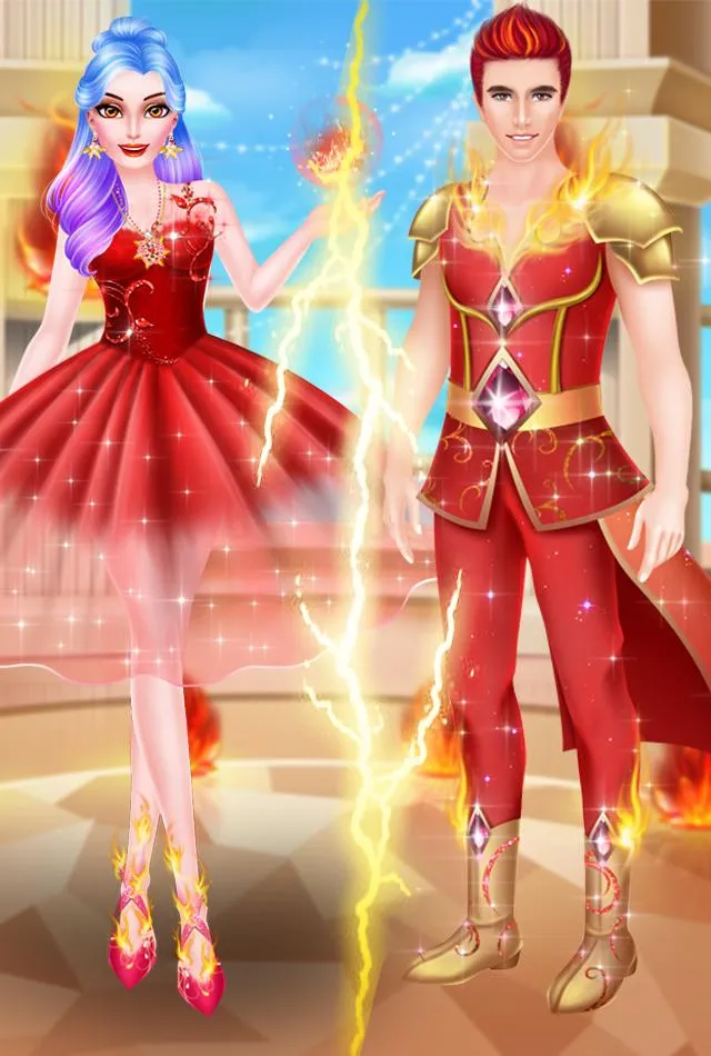 Ice VS Fire Princess Makeup | Indus Appstore | Screenshot