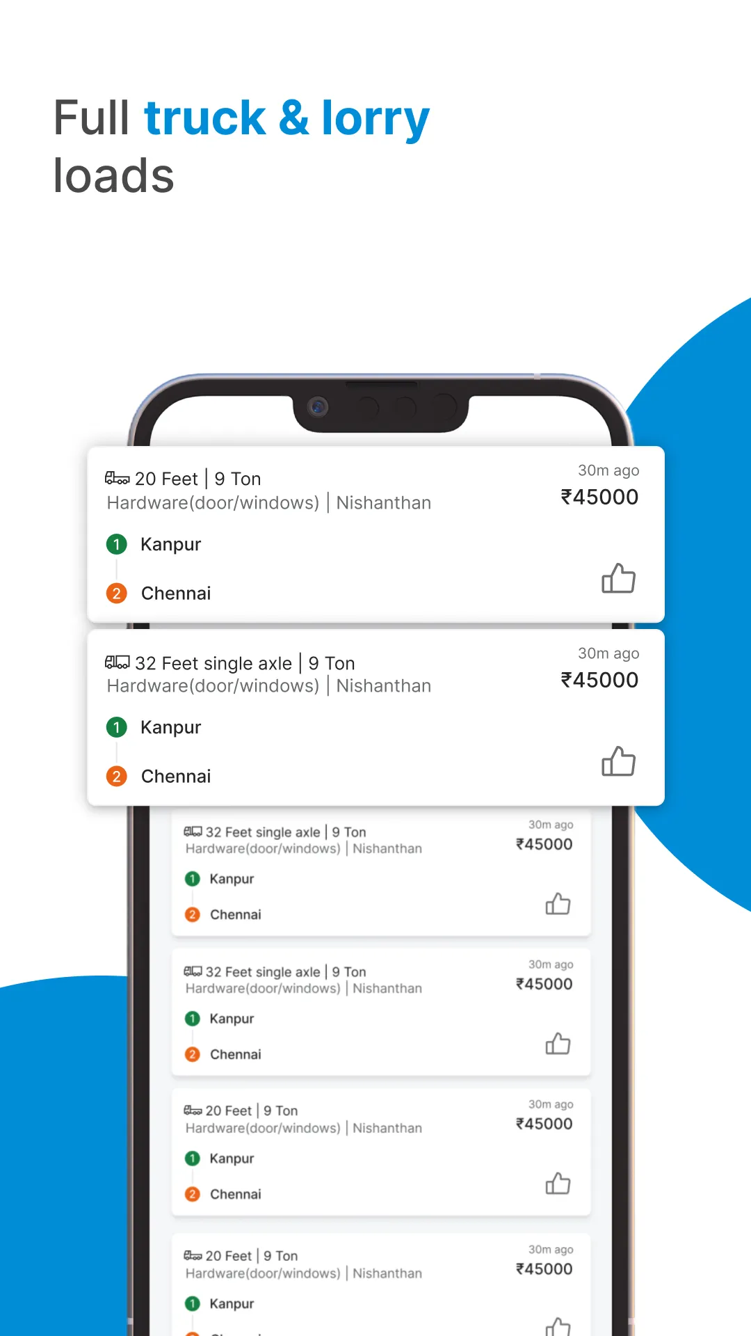 FR8 Loads - Full Truck Loads | Indus Appstore | Screenshot