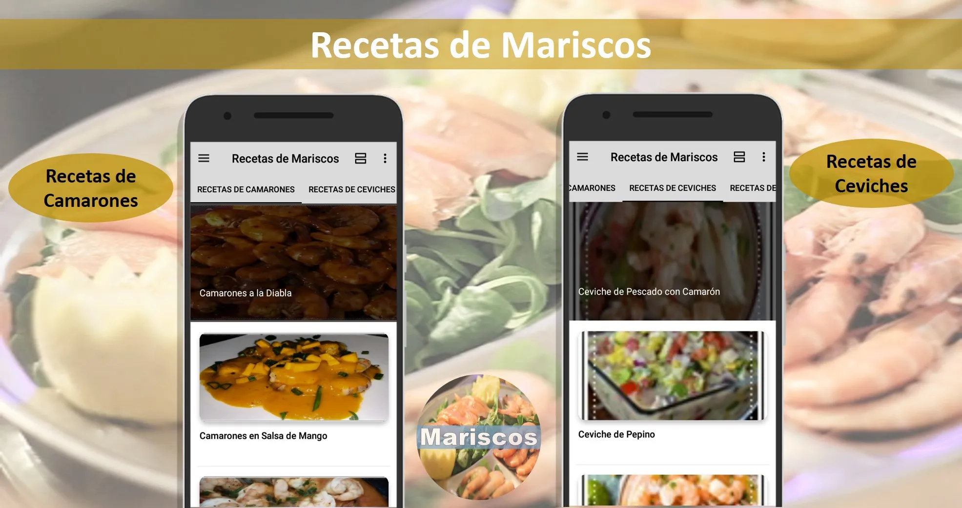 Recetas de Mariscos y Pescados | Indus Appstore | Screenshot