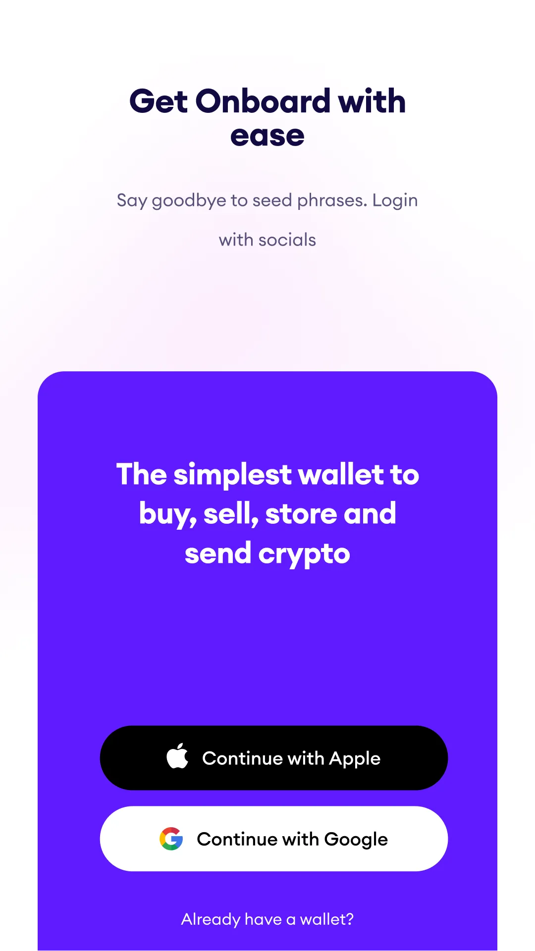 Onboard Wallet | Indus Appstore | Screenshot