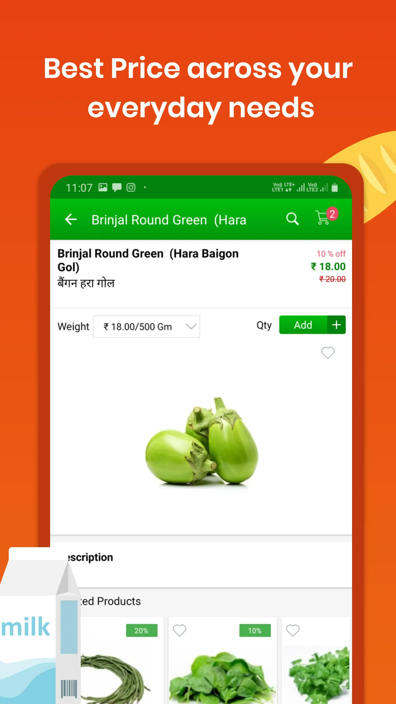 Veg n more - Grocery App | Indus Appstore | Screenshot