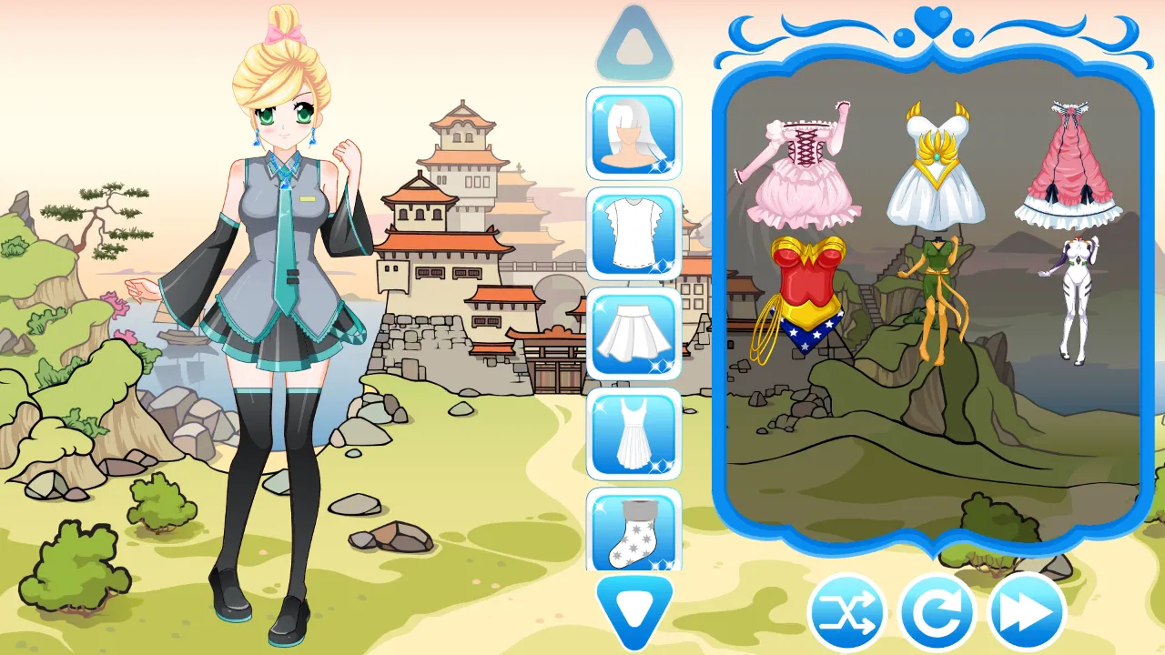 Anime Dress Up Game For Girls | Indus Appstore | Screenshot