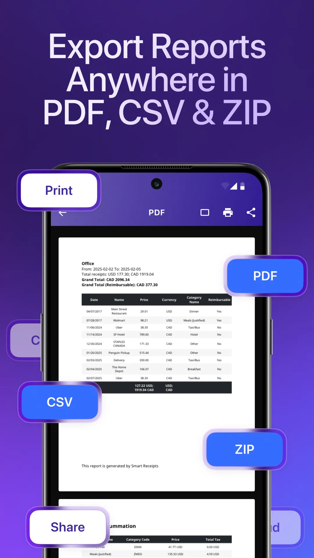Smart Receipts: Expenses Scan | Indus Appstore | Screenshot