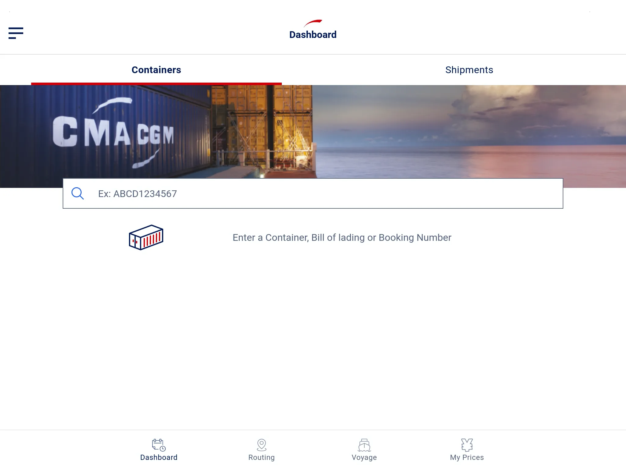 CMA CGM | Indus Appstore | Screenshot