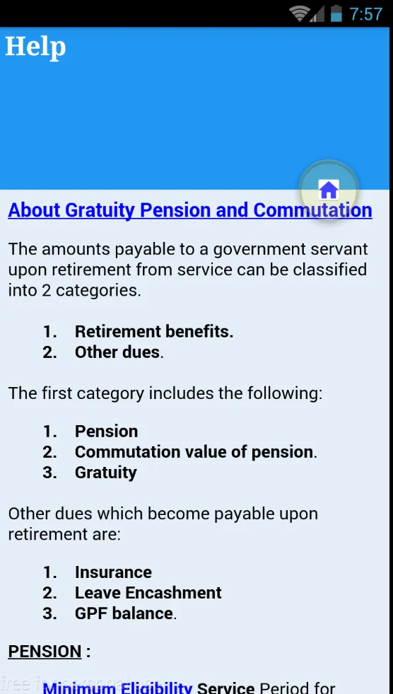 Gratuity Pension Calculator | Indus Appstore | Screenshot