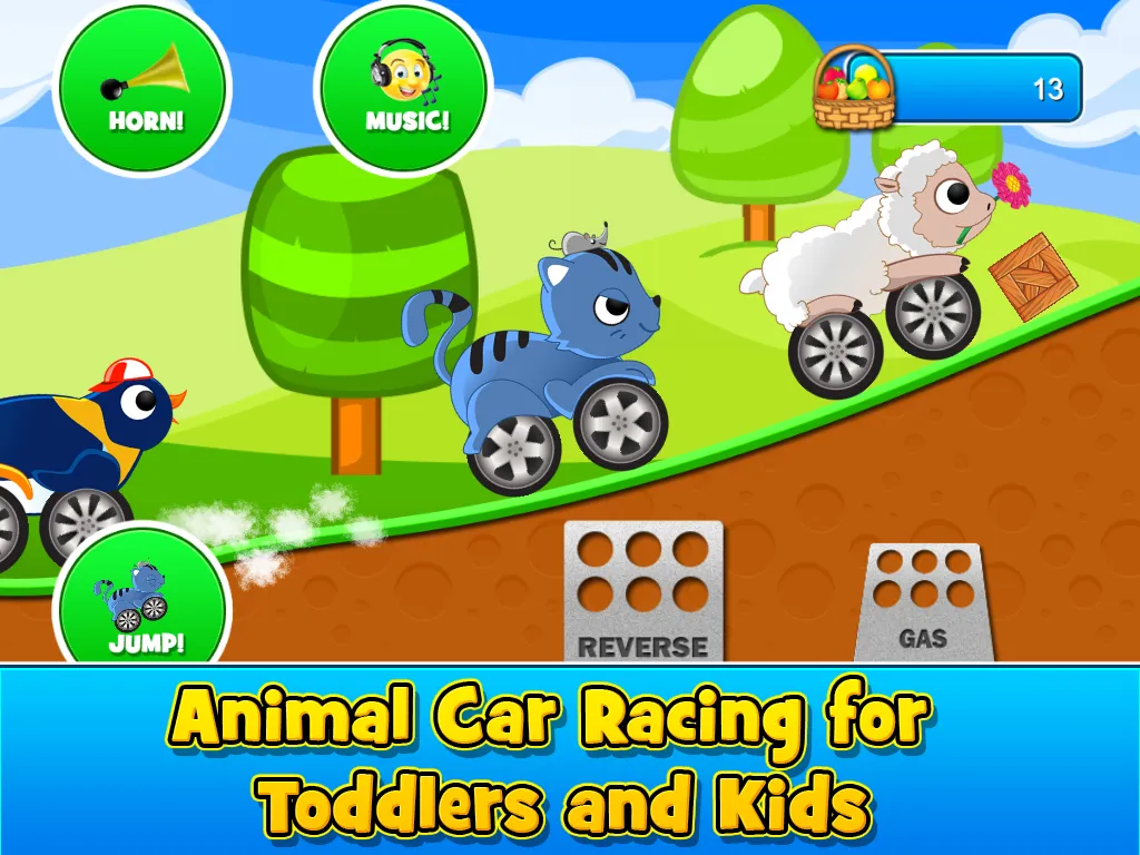 Animal Cars Kids Racing Game | Indus Appstore | Screenshot