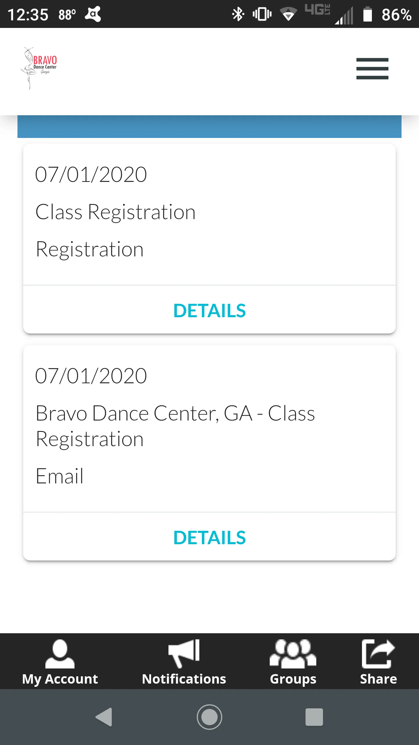 Bravo Dance Center | Indus Appstore | Screenshot