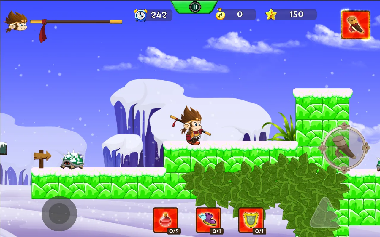 Jungle Monk Retro | Indus Appstore | Screenshot