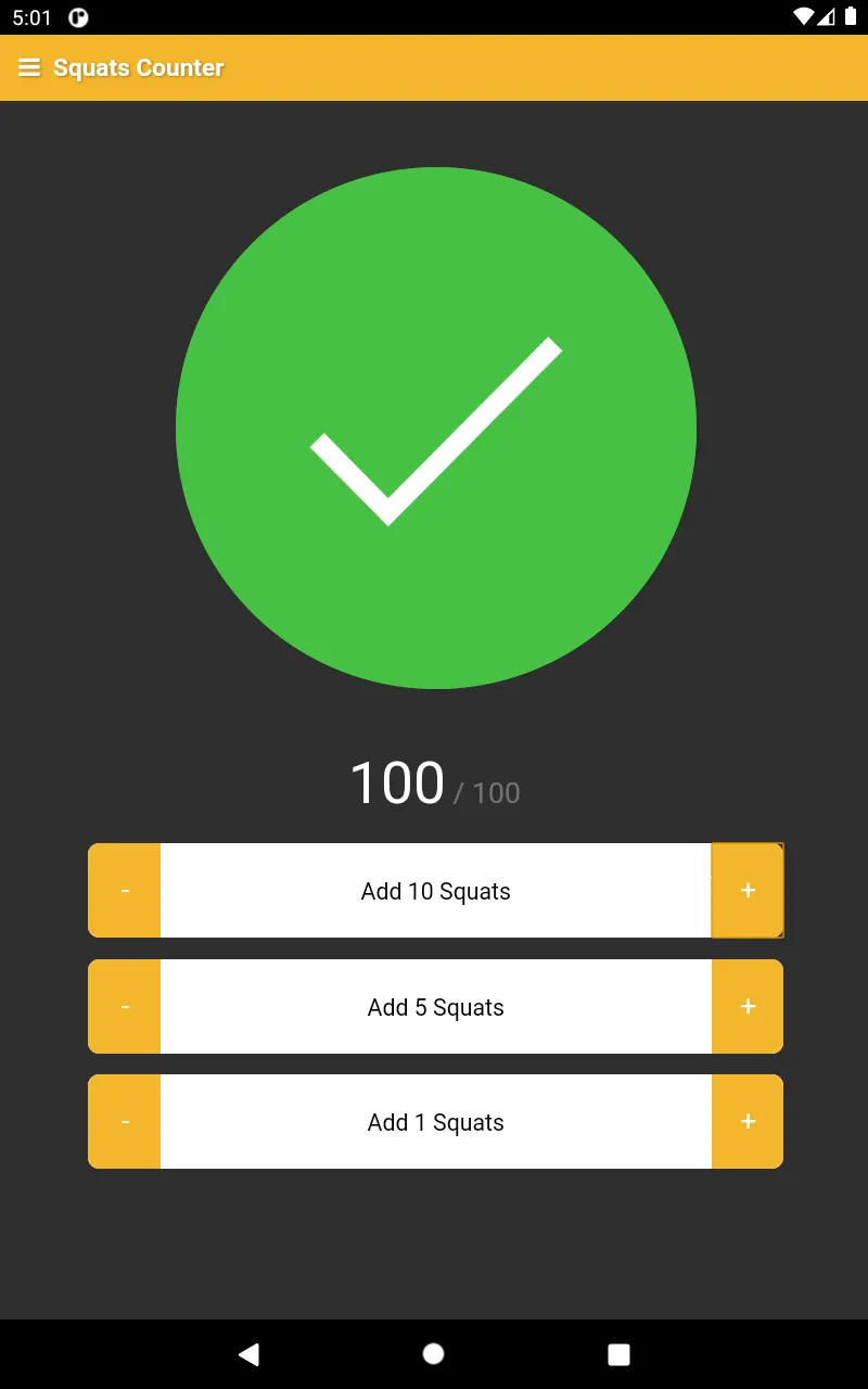 Squat Counter - Squats Tracker | Indus Appstore | Screenshot