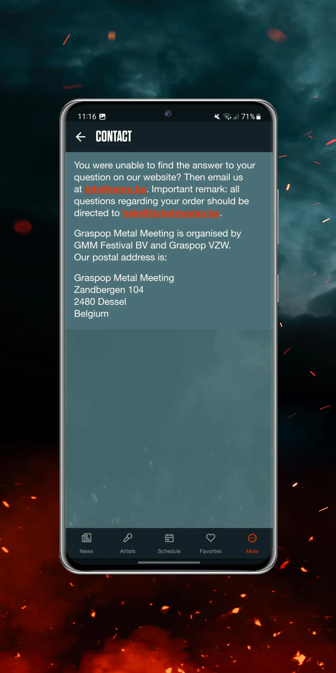 Graspop Metal Meeting | Indus Appstore | Screenshot