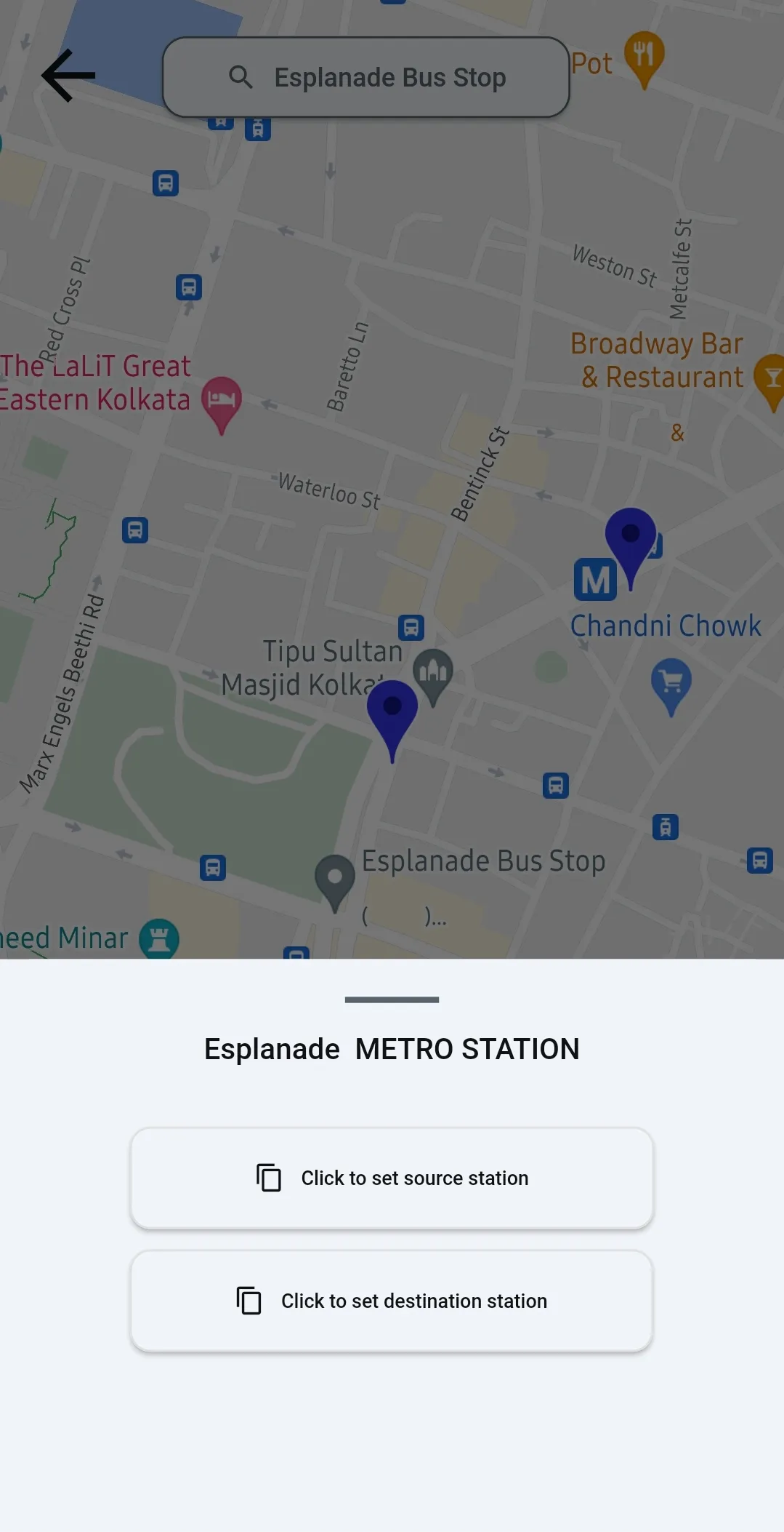 Kolkata metro map timing fare | Indus Appstore | Screenshot