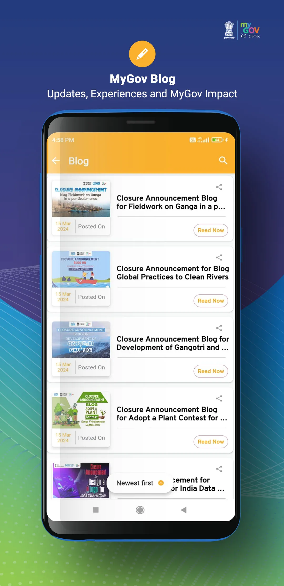 MyGov | Indus Appstore | Screenshot