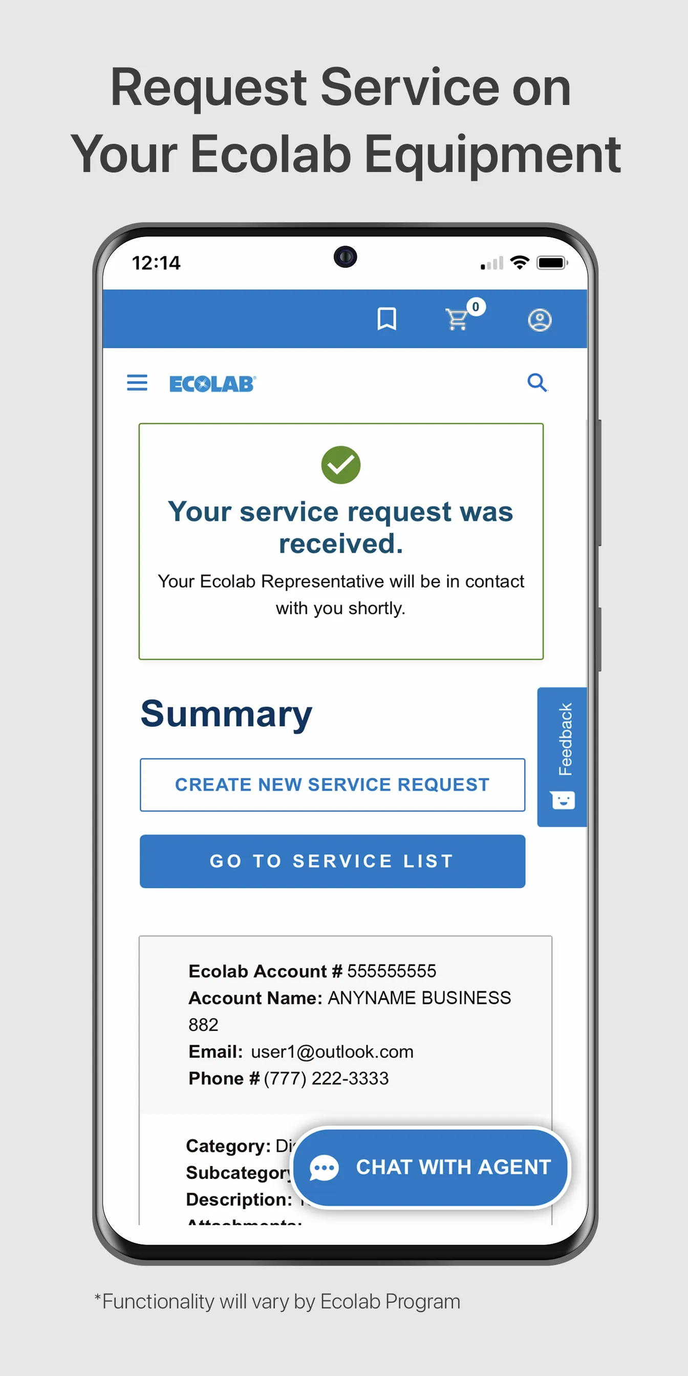 Ecolab Connect | Indus Appstore | Screenshot