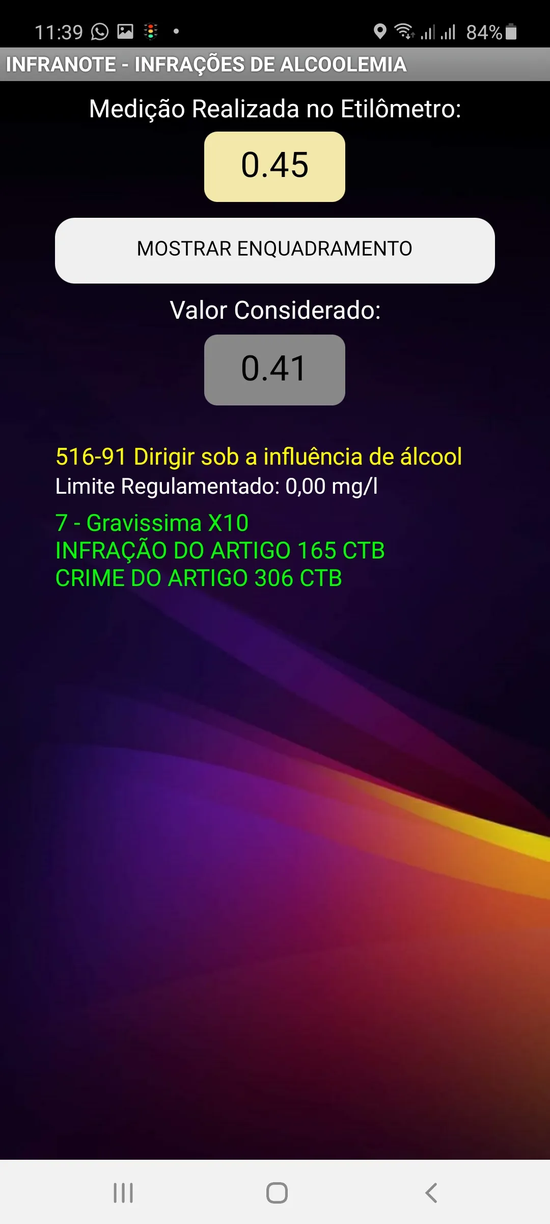 INFRANOTE - TRÂNSITO | Indus Appstore | Screenshot