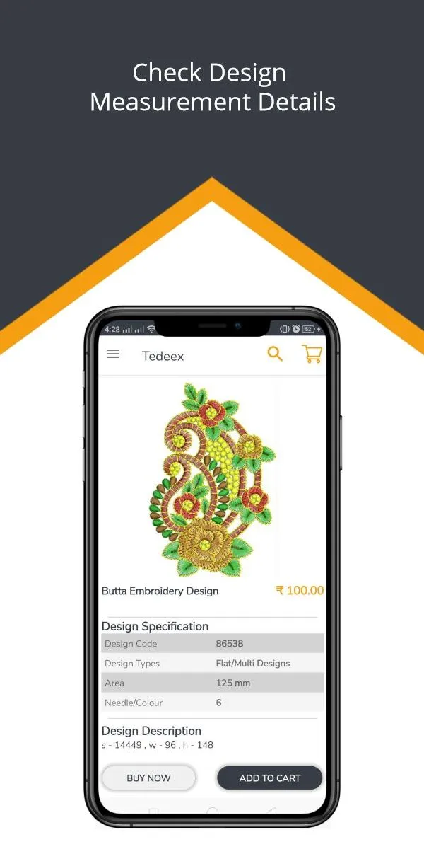 Tedeex - Embroidery Design | Indus Appstore | Screenshot