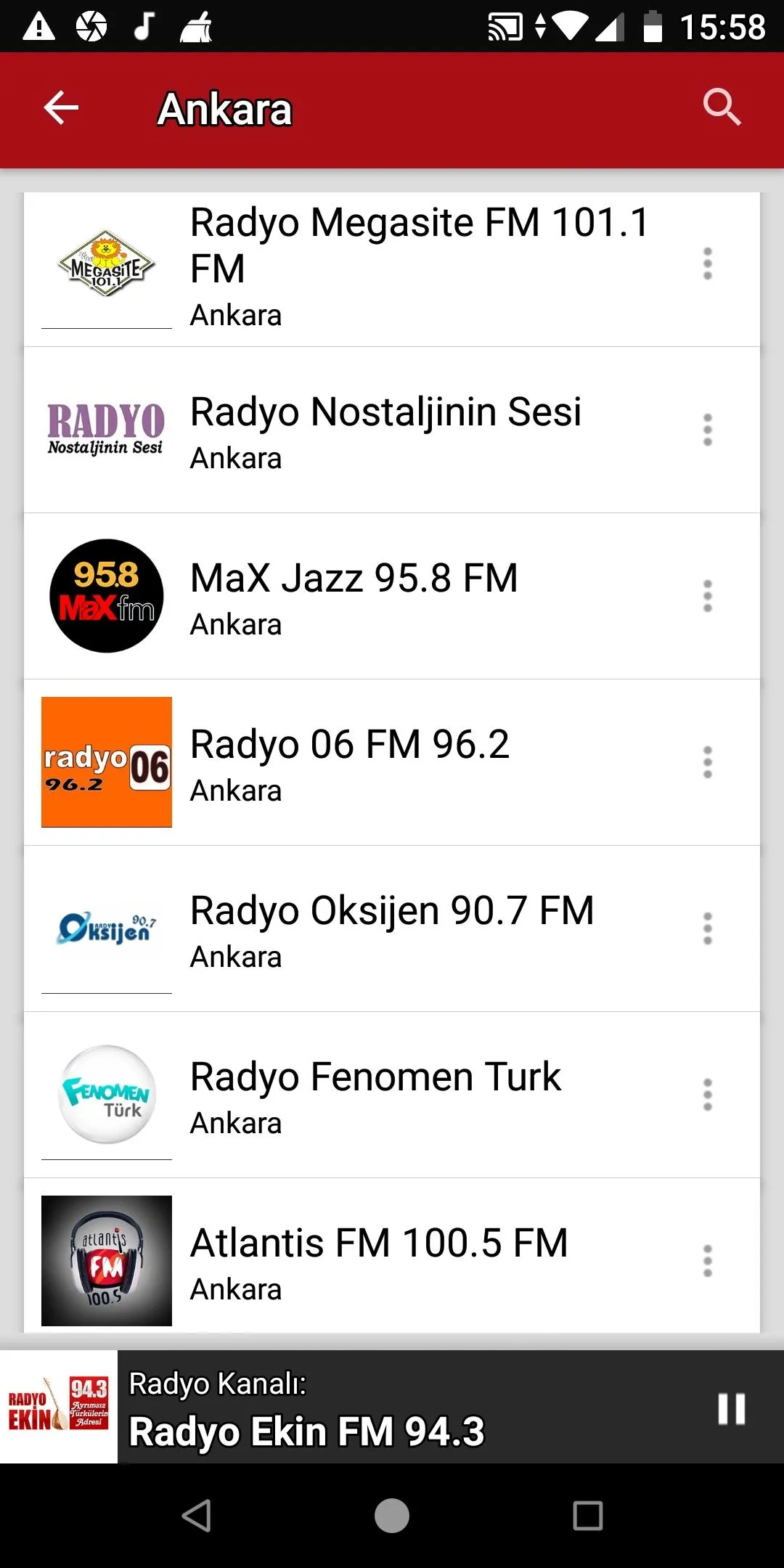 Ankara Radio Stations | Indus Appstore | Screenshot