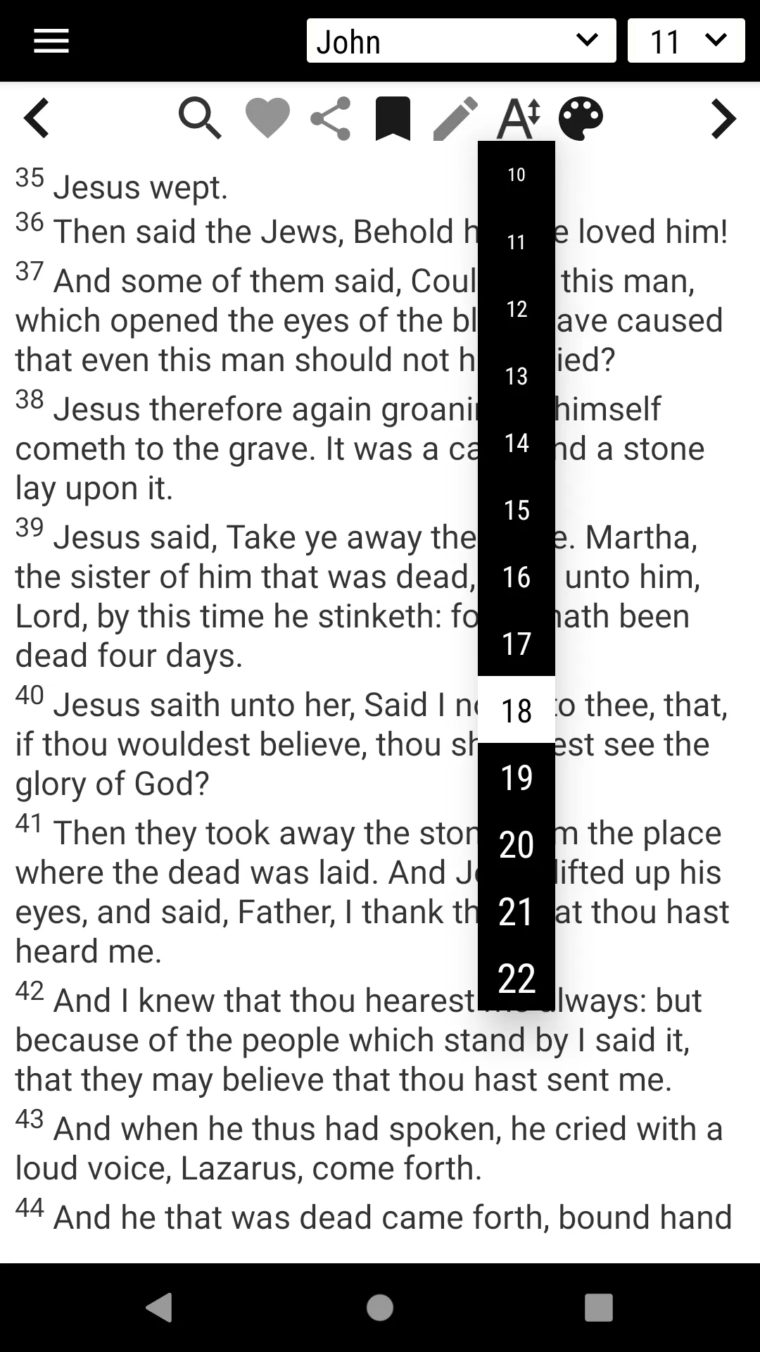 King James Bible (KJV) | Indus Appstore | Screenshot