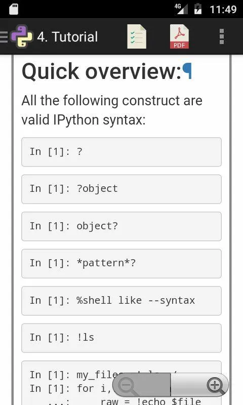 IPython (Jupyter Notebook) Ref | Indus Appstore | Screenshot