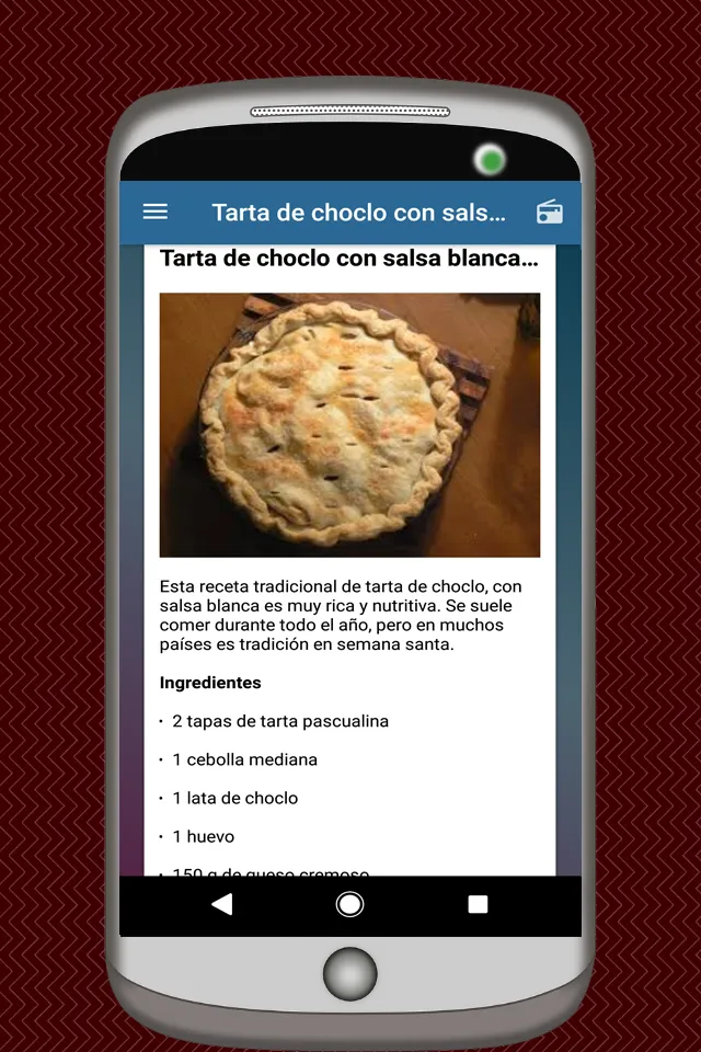 Recetas de Tartas Dulces | Indus Appstore | Screenshot