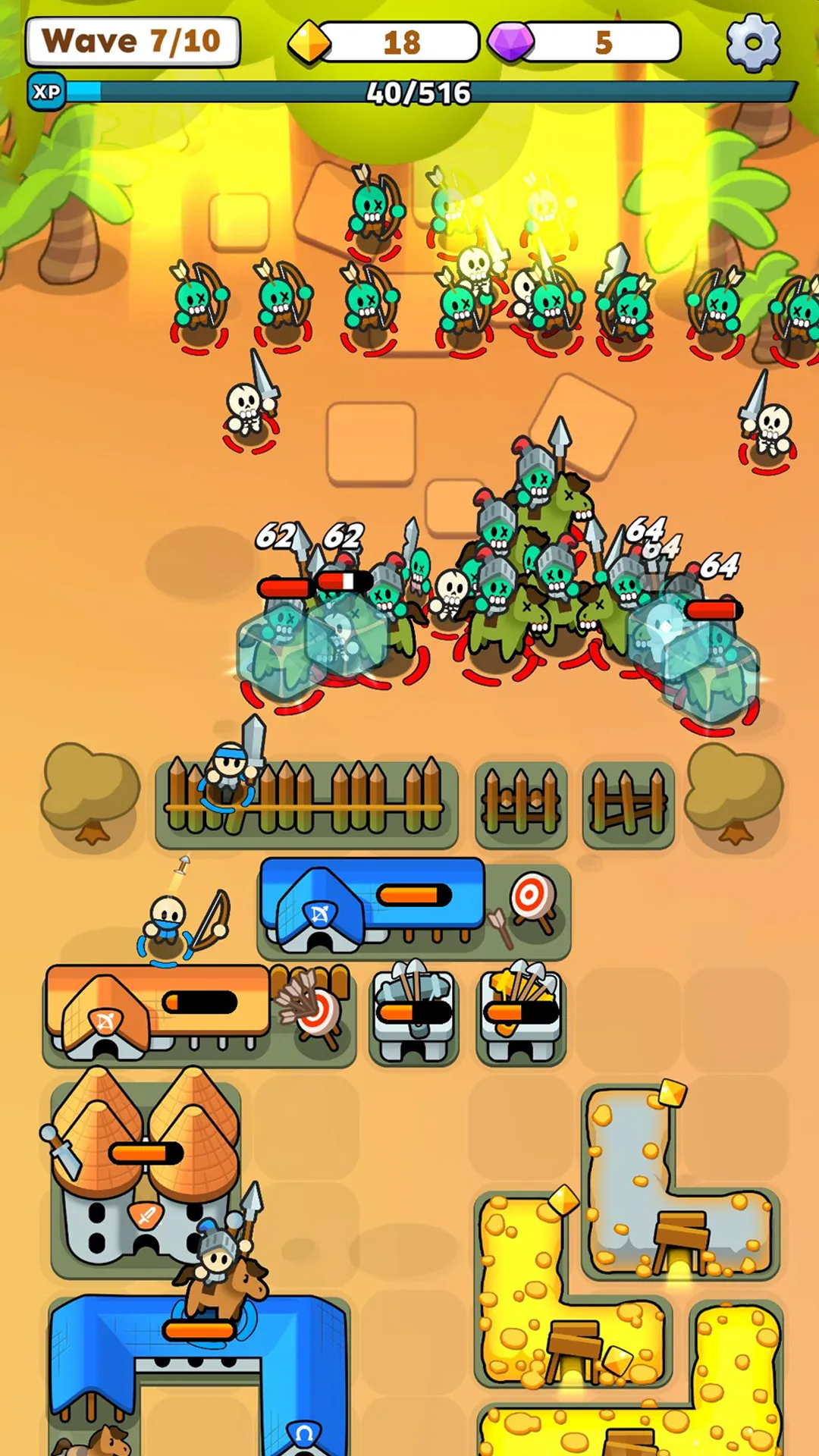 Fortress Merge: Puzzle Defense | Indus Appstore | Screenshot